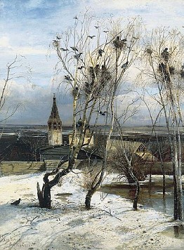 Il dipinto di Savrassov 'I tordi  sono arrivati' - Guida a Mosca
