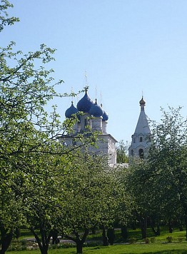 le cupole blu della Chiesa della Madonna di Kazan - Guida a Mosca