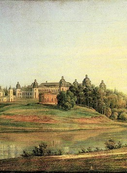 Panorama del complesso architettonico Zarizino nel 1835 - Guida a Mosca