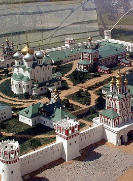 Il modellino di plastica del Convento Novodeviciy - Guida a Mosca